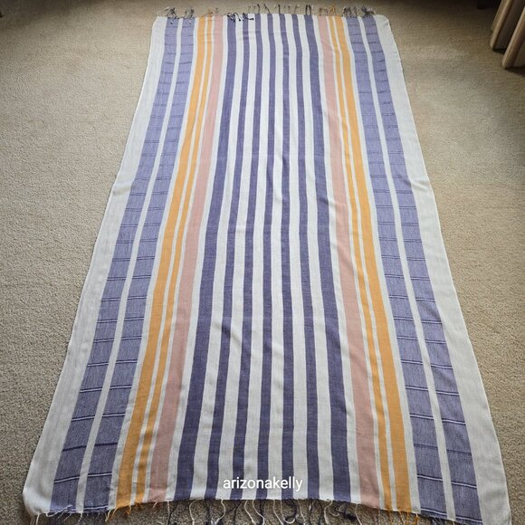 Hoss Intropia Huge Stripe Scarf Shawl Wrap - Picture 12 of 15